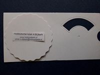 Mini draai kaarten 7.5 X 7.5 cm kleur wit - Klik op de afbeelding om het venster te sluiten